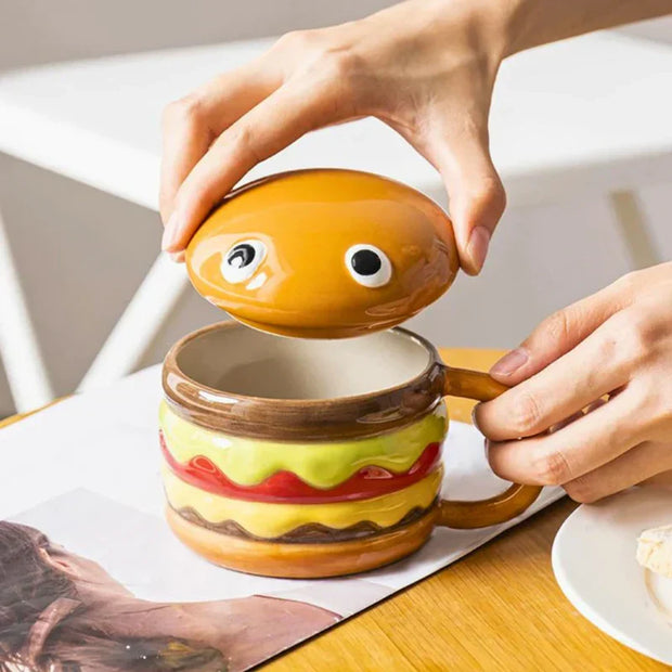 SnackTasse | Große Tasse für Burger-Fans - Brezella