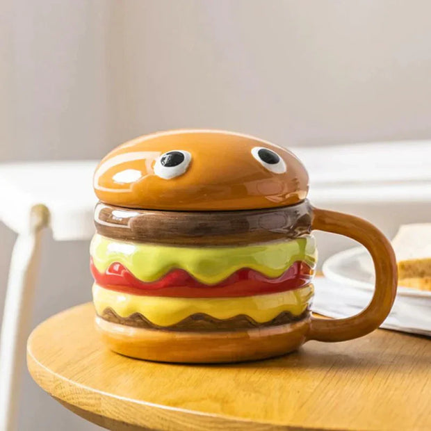 SnackTasse | Große Tasse für Burger-Fans - Brezella