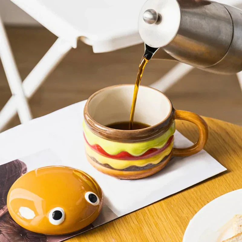 SnackTasse | Große Tasse für Burger-Fans - Brezella