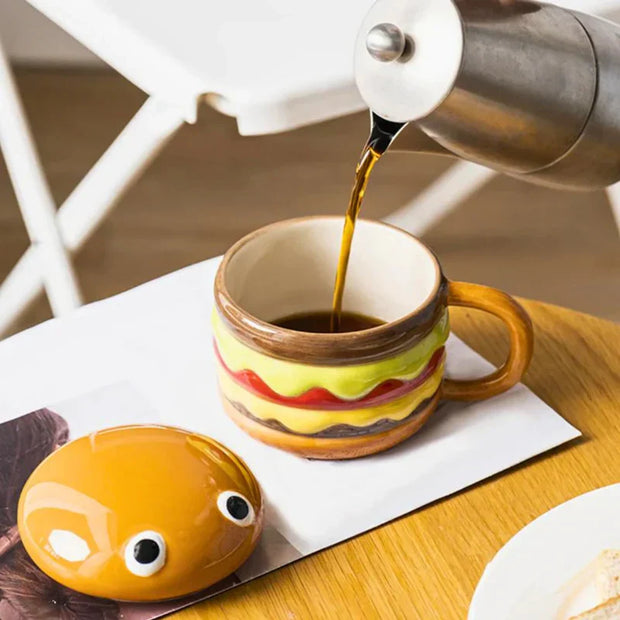 SnackTasse | Große Tasse für Burger-Fans - Brezella