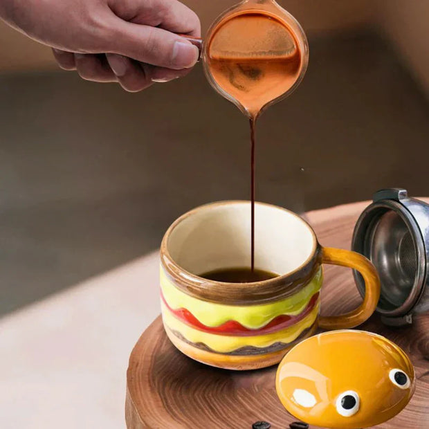 SnackTasse | Große Tasse für Burger-Fans - Brezella