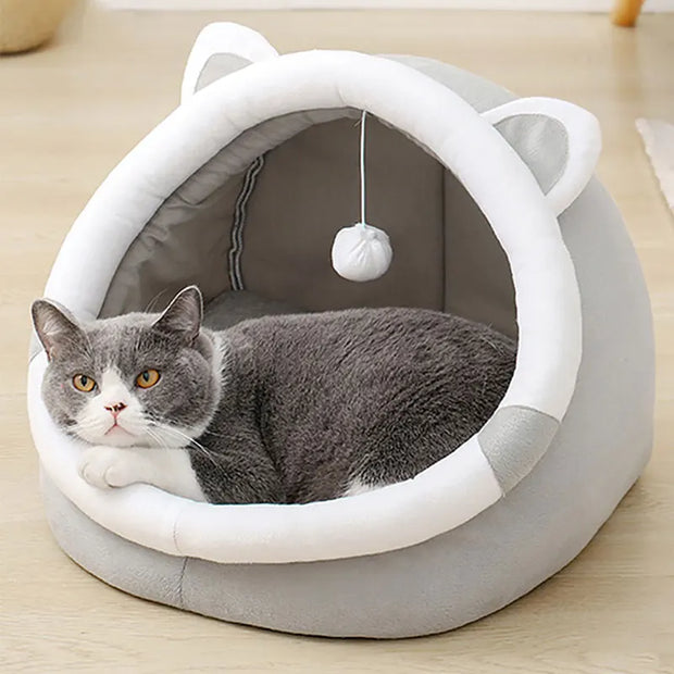 PawCove | Adorable Pet Bed für Katzen & Hunde - Brezella