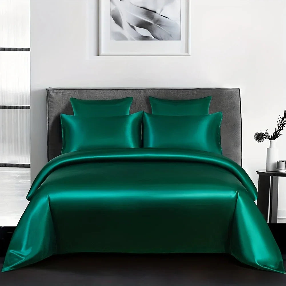 SchlafLust | Premium-Satin-Bettwäsche für ultimativen Komfort - Brezella