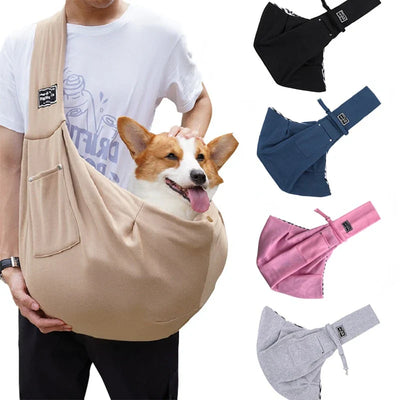 SlingPaw | Bequeme Umhängetasche für Katzen und Hunde - Brezella