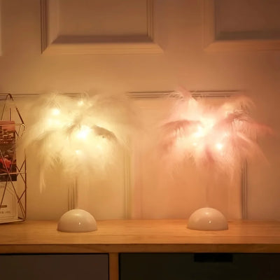 PlumeGlow | Soft Spring Lampe für ein raffiniertes Interieur - Brezella
