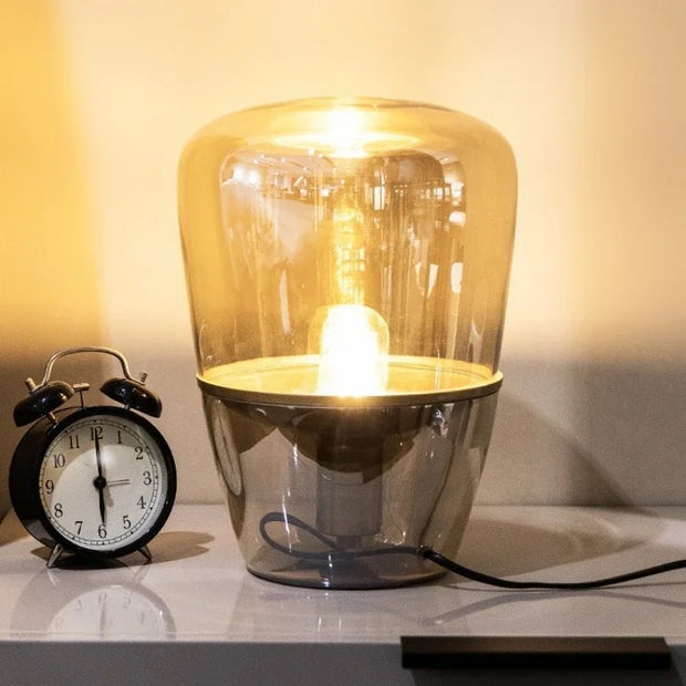 GlanzHeim | Gemütliche LED-Tischleuchte - Brezella