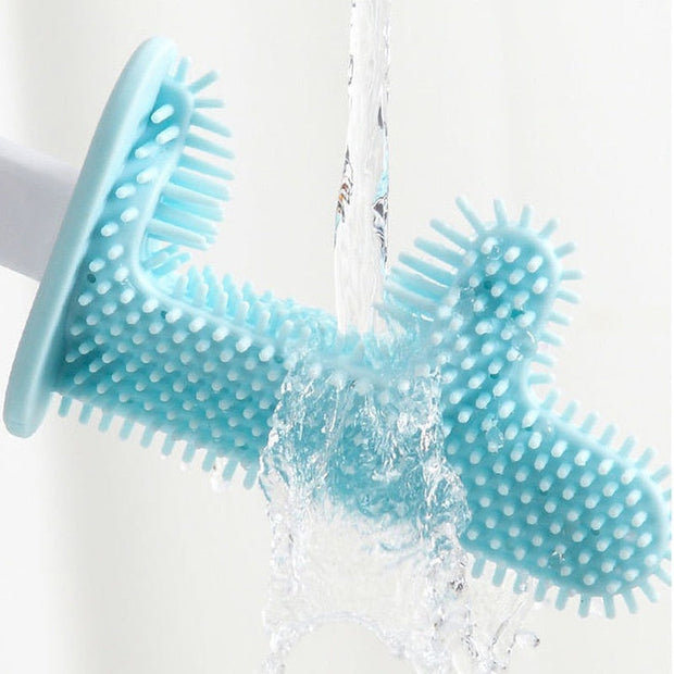 EasyClean | Gebogene Toilettebürste für optimale Reinigung - Brezella