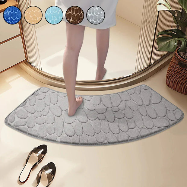 CurveMat | Ergonomisch Gebogen Badkamermat - Brezella