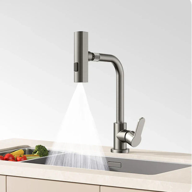 GrayStream | Dreharmatur mit Cascade-Wasserfallfunktion für die Küche - Brezella