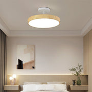 Elegante LED-Deckenleuchte mit Halbeinbau
