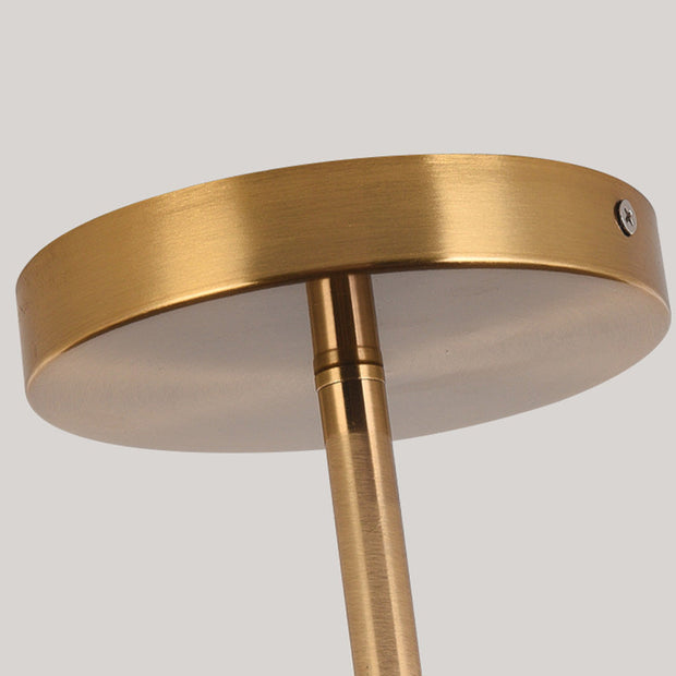 Elegante LED-Deckenleuchte mit Halbeinbau
