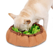 SnackAktiv | Fördernde Futtermatte für Neugierige Hunde - Brezella