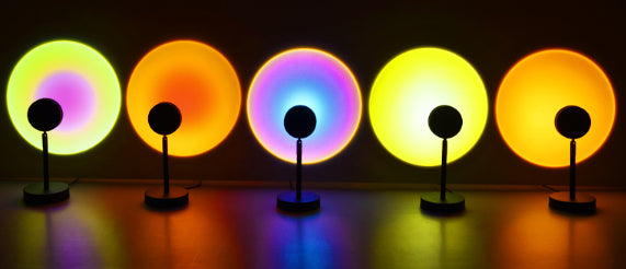 GoldenGlow | LED Sonnenuntergang Lampe für entspannte Atmosphäre