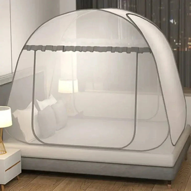 Fliegensicher | Praktisches Pop-Up Moskitonetz-Zelt für Zwei mit Tragetasche - Brezella