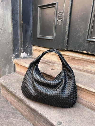 FlorenceStyle | Elegante Schultertasche aus Geflecht - Brezella