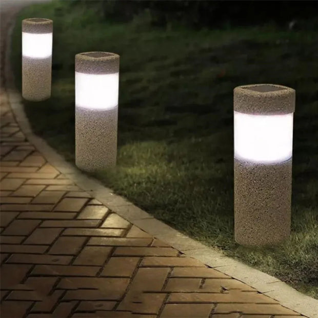 RockLicht | Robuste Außenlampe aus Stein - Brezella