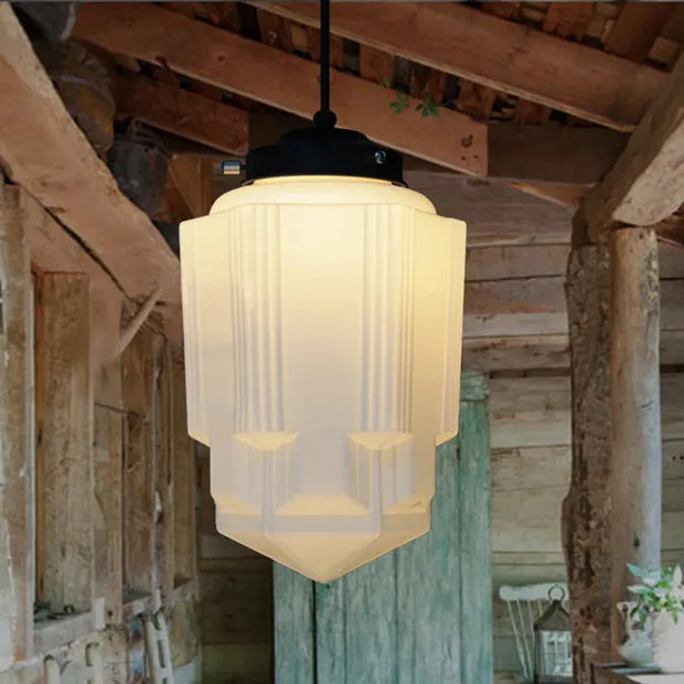 LumiVorm | Moderne geometrische Glasleuchte für klare Linien - Brezella