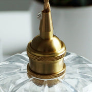 Vintage Hängelampen mit Blumenmuster