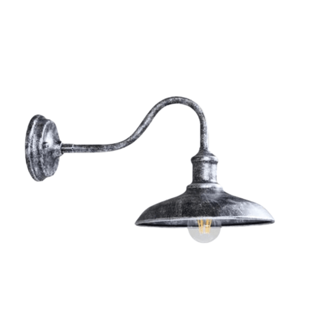 TimelessShine | Robuste Retro-Wandlampe für Garten und Terrasse - Brezella