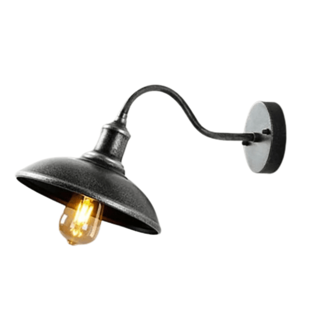 TimelessShine | Robuste Retro-Wandlampe für Garten und Terrasse - Brezella