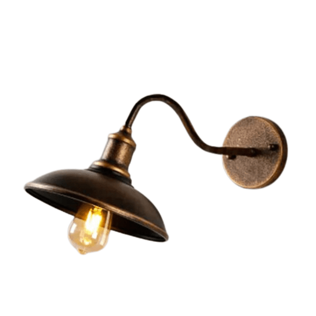 TimelessShine | Robuste Retro-Wandlampe für Garten und Terrasse - Brezella
