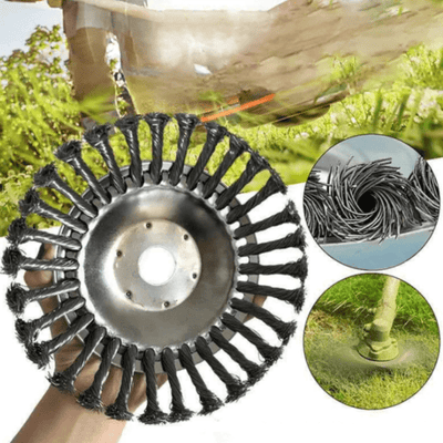 GrassTrim | Vielseitige Drahtbürste für präzise Gartenpflege - Brezella