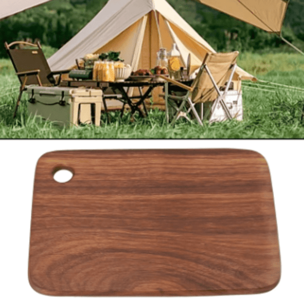 WanderChop | Leichte, tragbare Holz-Schneidebretter - Brezella
