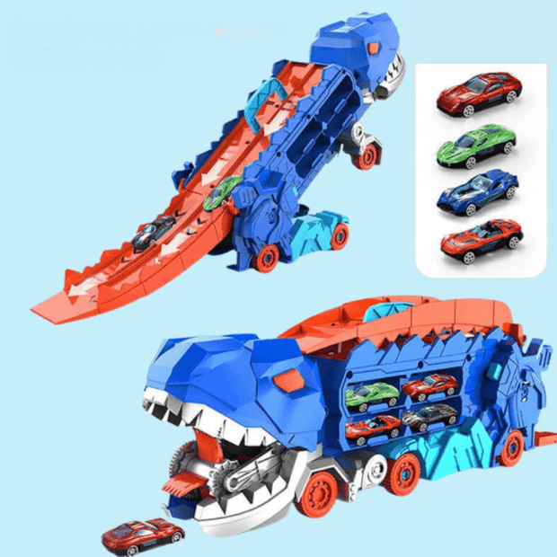 DinoWandler | Verwandlungs-Truck mit T-Rex-Sound - Brezella