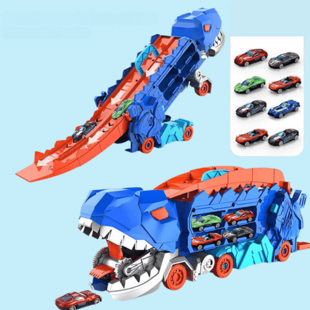 DinoWandler | Verwandlungs-Truck mit T-Rex-Sound - Brezella