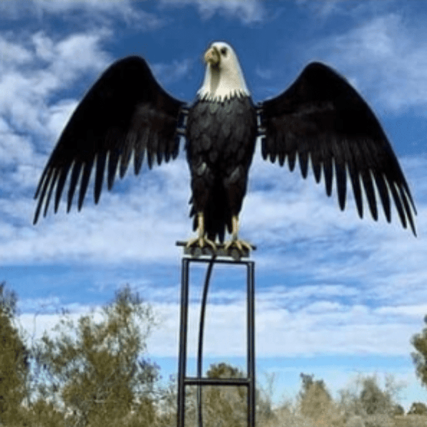 WindKunst | Elegante Metall-Windmühle für den Garten - Brezella