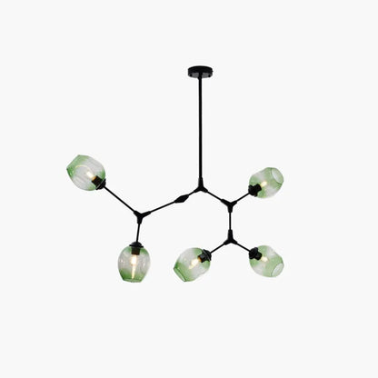 OrbitGlow | Sputnik-Hängelampe mit einzigartigen Glasbubbles - Brezella