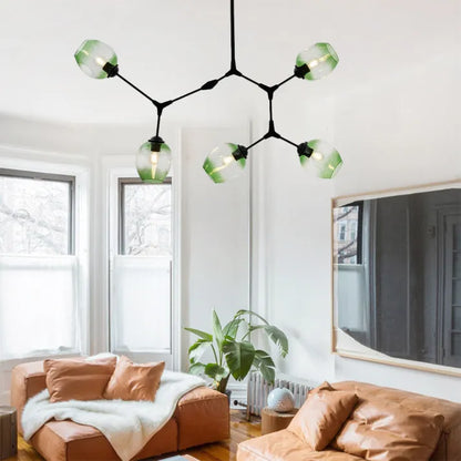 OrbitGlow | Sputnik-Hängelampe mit einzigartigen Glasbubbles - Brezella