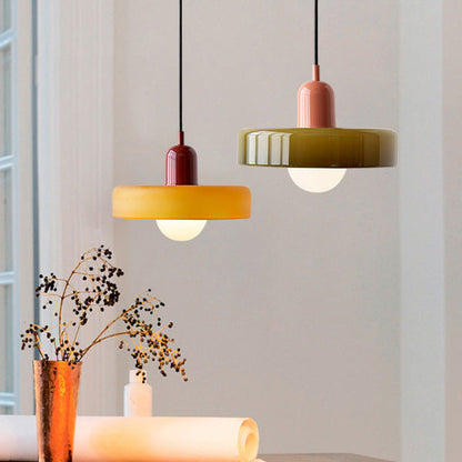 LumenKreis | Zeitlose Glas Pendelleuchte für klare Akzente - Brezella