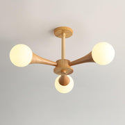 TimberGlow | Rustikale Pendelleuchte aus Holz mit modernem Touch - Brezella