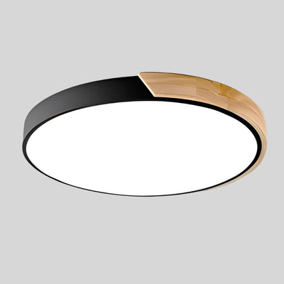 Minimalistische Runde LED Deckenleuchte Zur Bündigen Montage
