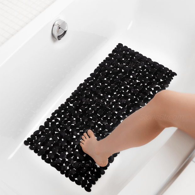 StaySteady | Hochwertige, rutschfeste Badematte für zusätzliche Stabilität - Brezella