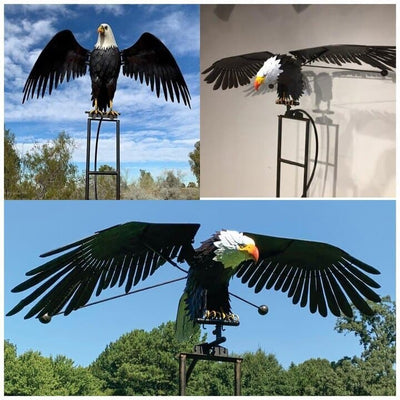 WindKunst | Elegante Metall-Windmühle für den Garten - Brezella