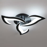 Moderne LED-Deckenleuchte in Blumenform