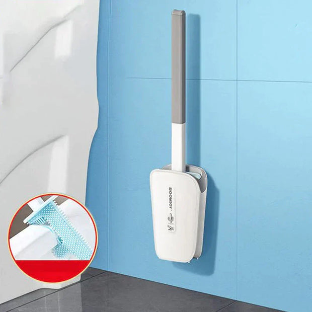 EasyClean | Gebogene Toilettebürste für optimale Reinigung - Brezella