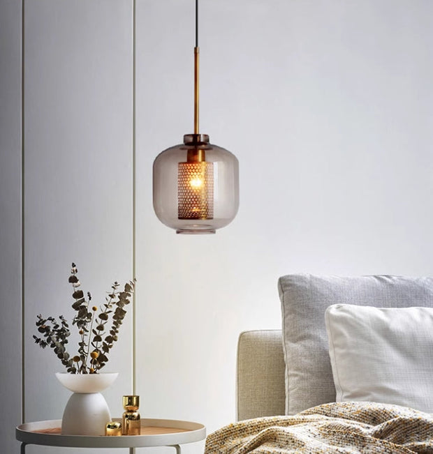 LuxeGlow | Exquisite Glas-Hängeleuchte für stilvolle Akzente - Brezella