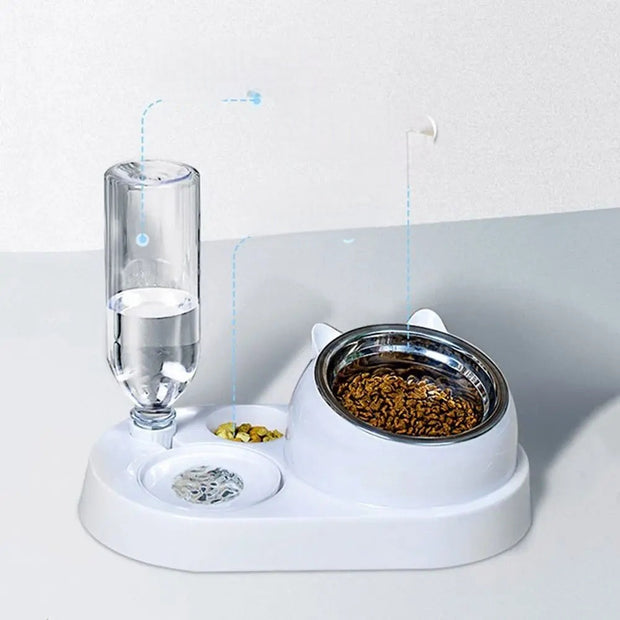 AquaBowl | Elegantes Fütterungsset für Ihr Haustier - Brezella