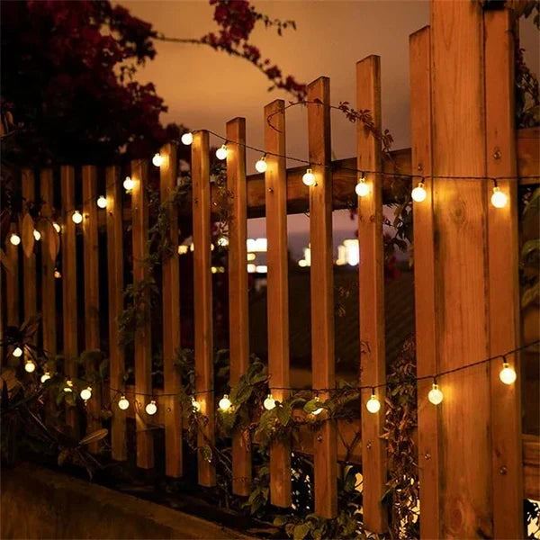 SonnenGlanz | Nachhaltige Solar-Lichterkette für den Außenbereich - Brezella