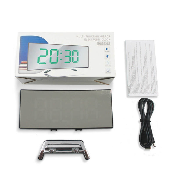 SmartWake | LED Wecker mit flexiblem Display und Nachtmodus - Brezella