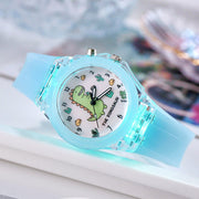 GlowTime | Leuchtende Kinderuhr mit buntem Design - Brezella