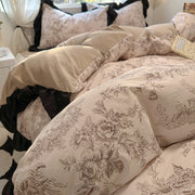ElegantWarm | Hochwertiger Bettbezug in romantischem Stil - Brezella