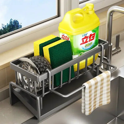 VivoDrainRack | Multifunktionaler Organizer für Küche und Spüle - Brezella