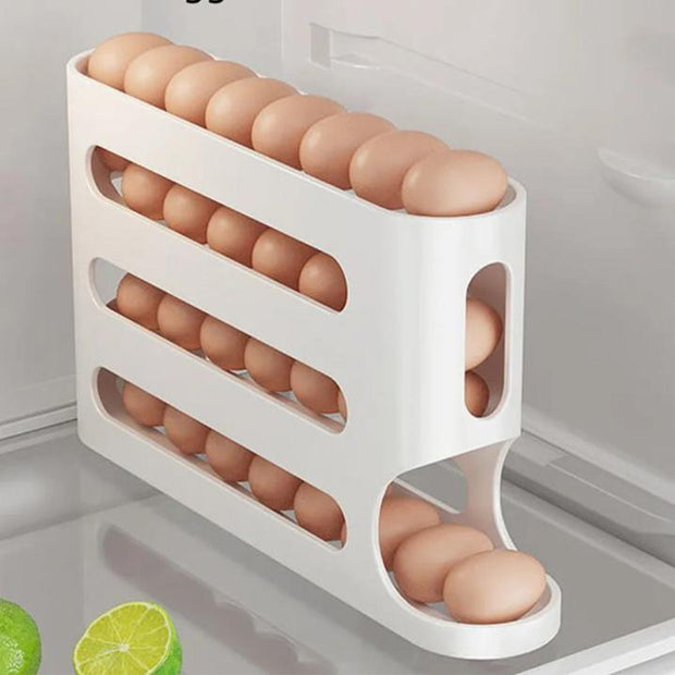 EggNest | Platzsparender Eierhalter für Kühlschrank und Regal - Brezella