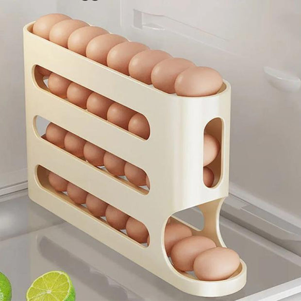 EggNest | Platzsparender Eierhalter für Kühlschrank und Regal - Brezella