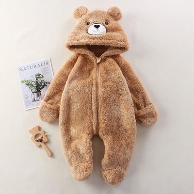 KuschelWärme | Babystrampler mit Füßen für kühlere Monate - Brezella