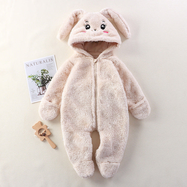 KuschelWärme | Babystrampler mit Füßen für kühlere Monate - Brezella